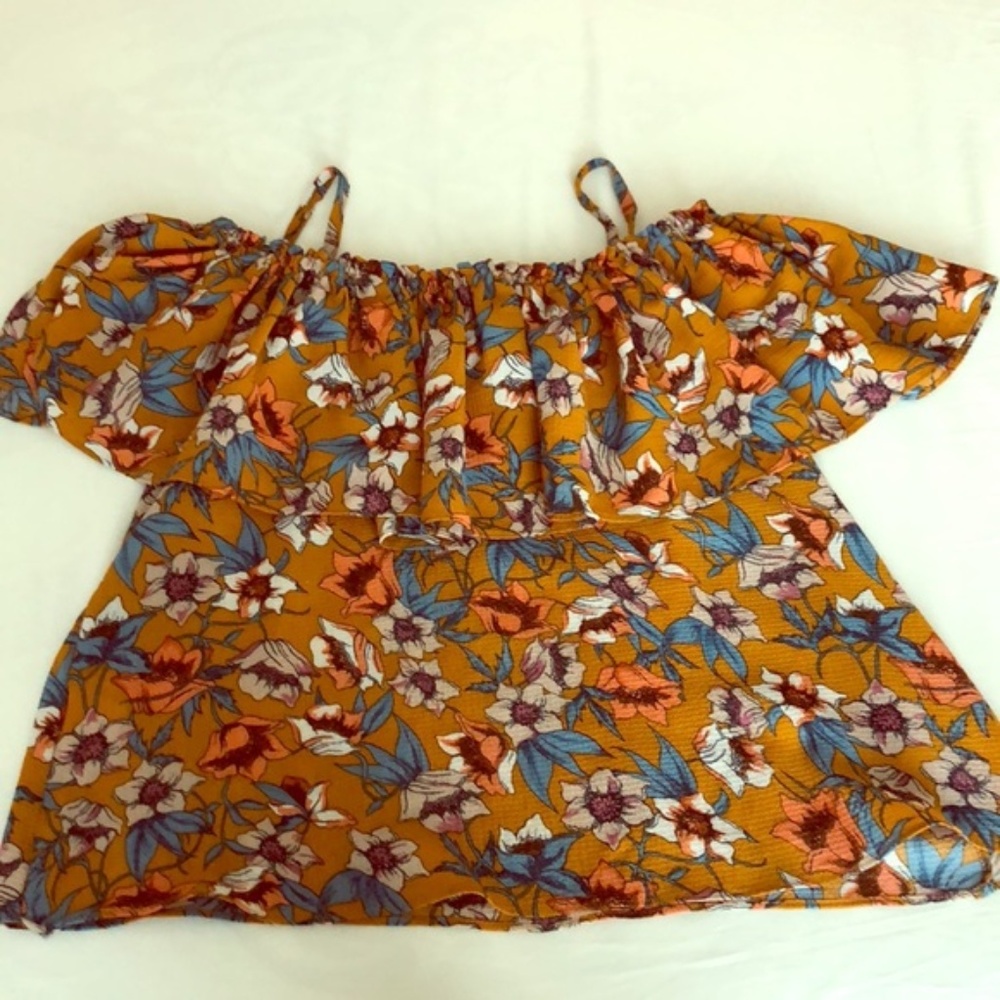 Air Space | Floral Crop Top